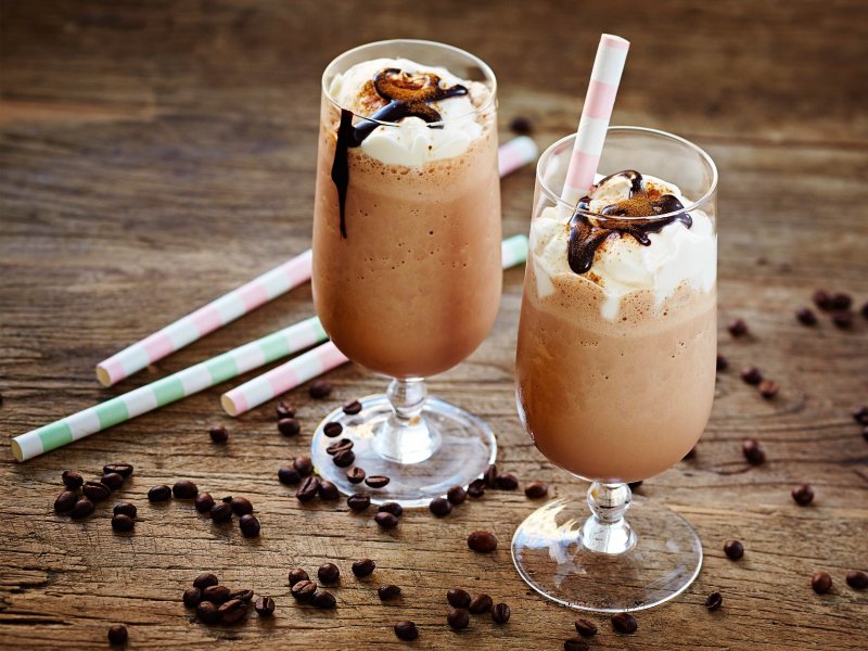 Мороженое с кофе и ромом