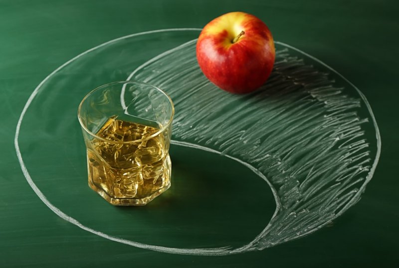 Виски с яблочным соком